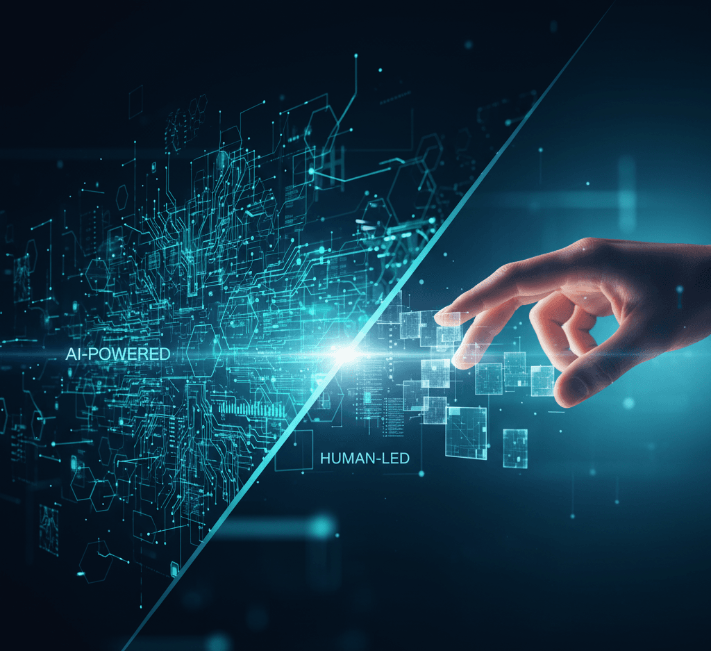 Human Led AI Powered - Hybrid Model