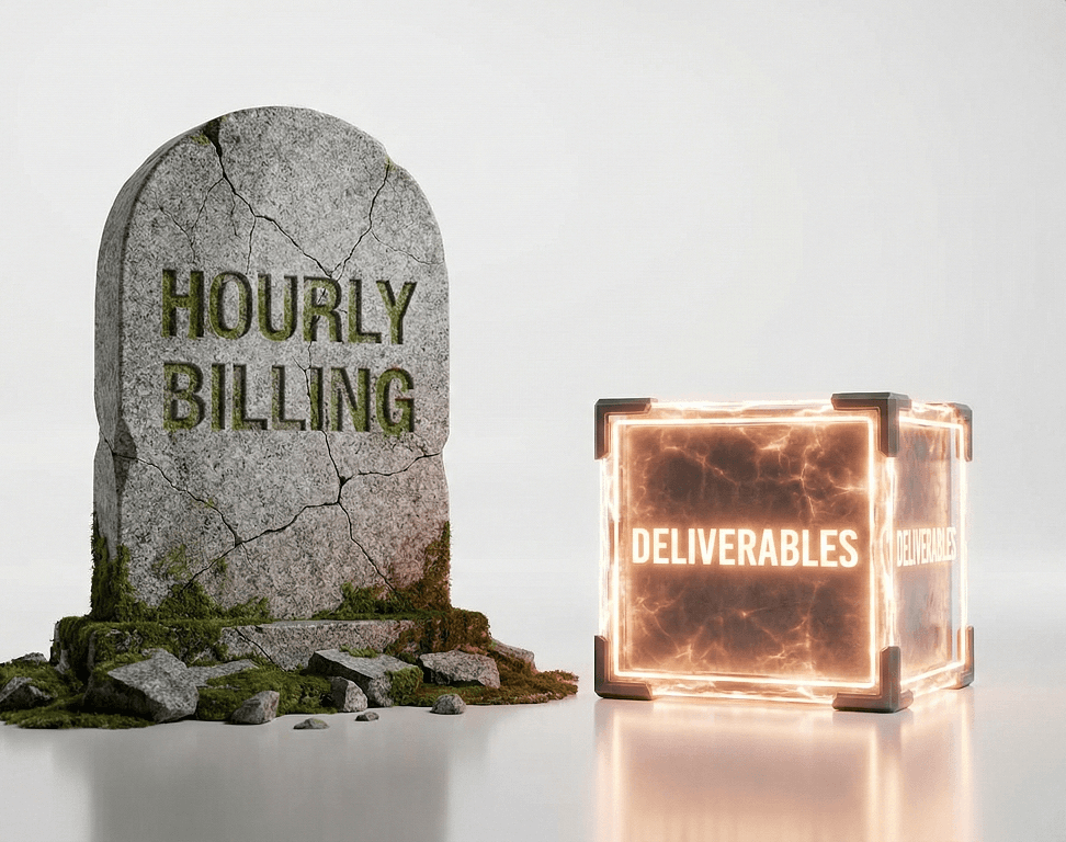 The Death of Hourly Billing 3D Render